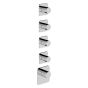 Horus Naja Contemporary Collection - Trim for Thermostatic Mixer. - Matt Black 48.524-NO
