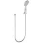 Horus Naja Contemporary Collection - Wall Hook with Handshower and Flexible Hose - Chrome 48.582-CH