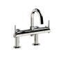 Horus Minoé Contemporary Collection - Complete Deck Thermostatic Bath-shower Mixer - Satin Brass 49.785-LS