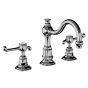 Horus Montmartre Classic Collection - 3 Hole Basin Set with Pop-up Waste, Flexible Hoses - Polished Nickel 50.260-NB