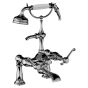 Horus Montmartre Classic Collection - Complete Deck Bath / Shower Mixer / Medium Height Cradle - Chrome 50.435-CH