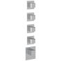 Horus Philae Equinox316 Collection - Trim for Thermostatic Mixer - Metal Gun 80.524-CF
