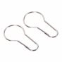 Curtain Hooks 12pcs metal κρίκοι κουρτίνας μπάνιου MRShome MRS44002L