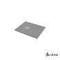 Ντουζιέρα Cast Marble (Χυτό μάρμαρο) με Βαλβίδα Slate 100 x 80 Sirene Beton Matt S10080-411