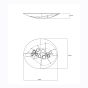 ΟΡΟΦΗΣ ΦΩΤΙΣΤΙΚΟ LED-ΠΛΑΦΟΝΙΕΡΑ-ΚΩΔ. SELENE-R-CF Sun Light