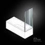 S.PANEL BATH 70 (67-69εκ) AXIS CLEAR SPBX70T-100