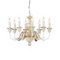 Κρεμαστό Φωτιστικό FIRENZE SP8 Χρυσό Ideal Lux 020839