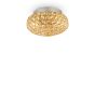 Φωτιστικό Οροφής KING PL3 Χρυσό Ideal Lux 075402