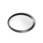 Απλίκα POLAR-1 AP1 OVAL Μαύρο Ideal Lux 096704