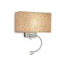 Απλίκα HOTEL AP2 CANVAS Ideal Lux 103204