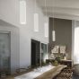 Κρεμαστό Φωτιστικό LOOK SP1 SQUARE D60 H400 Λευκό Ideal Lux 126906