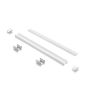 Γραμμικό Σύστημα Φωτισμού SLOT SUR D15XD5 3000 mm BI Ideal Lux 204598