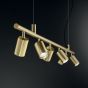Κρεμαστό Φωτιστικό DYNAMITE SP4 ROUND Μαύρο Ideal Lux 231341