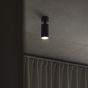 Απλίκα DYNAMITE AP1 ROUND Μαύρο Ideal Lux 231471