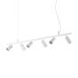 Κρεμαστό Φωτιστικό DYNAMITE SP6 ROUND Ορείχαλκος Ideal Lux 244648