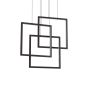Κρεμαστό Φωτιστικό Πλαίσιο SP QUADRATO Λευκό 3000K Ideal Lux 253596