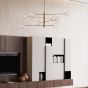 Κρεμαστό Φωτιστικό EQUINOXE SP8 Ορείχαλκος Ideal Lux 275215