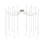 Κρεμαστό Φωτιστικό LUCCIOLA SP16 Μαύρο Ideal Lux 284002