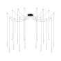 Κρεμαστό Φωτιστικό LUCCIOLA SP16 Ορείχαλκος Ideal Lux 284019