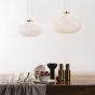 Κρεμαστό Φωτιστικό PLISSE' SP1 D45 Ορείχαλκος Ideal Lux 285191