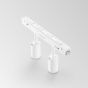 Γραμμικό Σύστημα Φωτισμού EGO SPOT DOUBLE 05W 3000K 1-10V NE Ideal Lux 303604