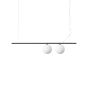 Κρεμαστό Φωτιστικό PERLINE SP2 Μαύρο Ideal Lux 306995