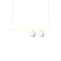 Κρεμαστό Φωτιστικό PERLINE SP2 Μαύρο Ideal Lux 306995