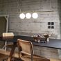 Κρεμαστό Φωτιστικό PERLINE SP2 Μαύρο Ideal Lux 306995