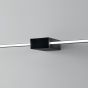 Απλίκα ESSENCE AP SQUARE D075 LUCE DIR. Μαύρο 3000K Ideal Lux 311760