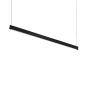 Γραμμικό Σύστημα Φωτισμού STEEL SP2 D09 BI-EMISSION ACCENT 3000K Μαύρο Ideal Lux 348391