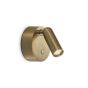 Απλίκα BEAN AP ROUND RECHARGEABLE Μαύρο Ideal Lux 350240