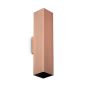 Απλίκα LOOK AP2 SQUARE D60 H300 Χρώμιο Ideal Lux 353944