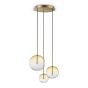 Κρεμαστό Φωτιστικό EQUINOXE SP3 AMBRA SFUMATO Ideal Lux 364827