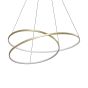Κρεμαστό Φωτιστικό OZ SP D100 ON-OFF Ορείχαλκος 3000K Ideal Lux 364926