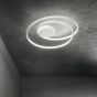 Φωτιστικό Οροφής OZ PL D040 ON-OFF Μαύρο 3000K Ideal Lux 365039