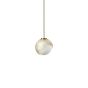 Κρεμαστό Φωτιστικό BLOOM SP1 D17 Ορείχαλκος Ideal Lux 366647