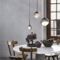 Κρεμαστό Φωτιστικό BLOOM SP1 D17 Μαύρο Ideal Lux 366654