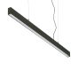 Γραμμικό Σύστημα Φωτισμού OFFICE SP WIDE 3000K Μαύρο Ideal Lux 369112