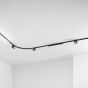 Γραμμικό Σύστημα Φωτισμού DEVA ACCENT 10W 4000K Μαύρο Ideal Lux 369938
