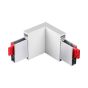 ACCESSORI STEEL SP D20 Προφίλ ANGOLARE CIECO Μαύρο Ideal Lux 370200