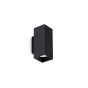Απλίκα LOOK AP2 SQUARE D60 H150 Ορείχαλκος Ideal Lux 370293