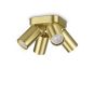 Φωτιστικό Οροφής DYNAMITE PL4 ROUND Μαύρο Ideal Lux 371290