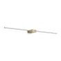 Απλίκα ESSENCE AP SQUARE D115 LUCE DIR. Ορείχαλκος 3000K Ideal Lux 371726