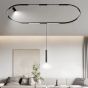 Γραμμικό φωτιστικό LED 6W 3CCT για Curved μαγνητική ράγα σε μαύρη απόχρωση D:19x2,2x2,5cm TMC0031-Black
