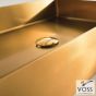 Νιπτήρας Αldo 55x38 voss Inox PVD Brushed Gold V1255-211