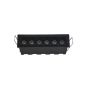 Downlight σποτ 6*3W 3CCT σε μαύρη απόχρωση X00200B