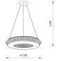 ΠΟΛΥΦΩΤΟ-ΚΡΕΜΑΣΤΟ ΦΩΤΙΣΤΙΚΟ LED-ΚΩΔ. ZEUS-P-Υ Sun Light ZEUS-P-Y