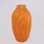 ΒΑΖΟ ΚΕΡΑΜΙΚΟ ΠΟΡΤΟΚΑΛΙ - ΧΡΥΣΟ 17x17x30.5cm Eurolamp 752-20184