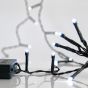 ΣΕΙΡΑ, 50 LED 5mm, ΜΠΑΤΑΡΙΑΣ 3xAA, ΧΡΟΝΟΔΙΑΚΟΠΤΗΣ, ΠΡΑΣΙΝΟ PVC ΚΑΛΩΔΙΟ, ΛΕΥΚΟ LED ΑΝΑ 10cm, ΠΡΟΕΚΤΑΣΗ ΠΑΡΟΧΗΣ 50cm, IP20 Eurolamp 600-11682