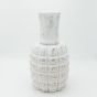 ΒΑΖΟ ΞΥΛΙΝΟ ΛΕΥΚΟ-ΚΑΦΕ 22x41cm Eurolamp 819-00400